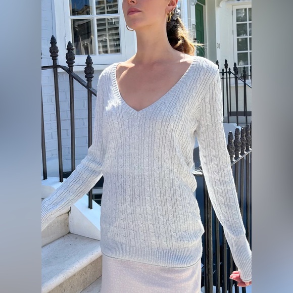 Brandy melville gray Paulina sweater - Picture 3 of 5